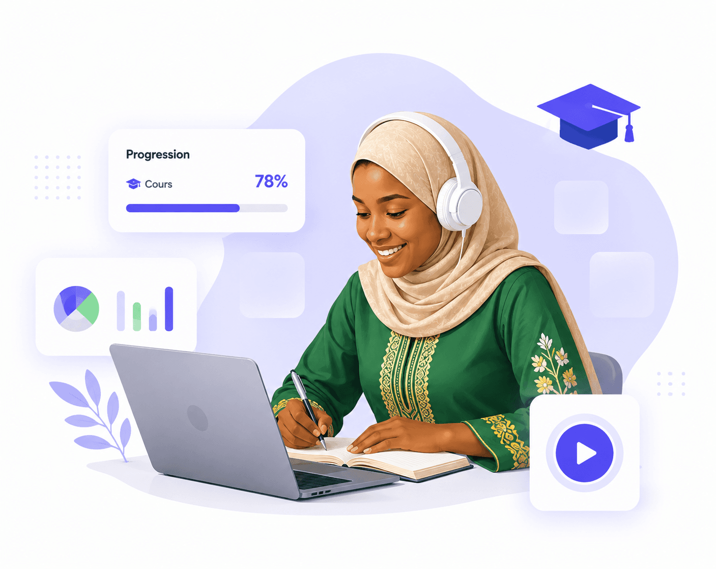 Illustration e-learning